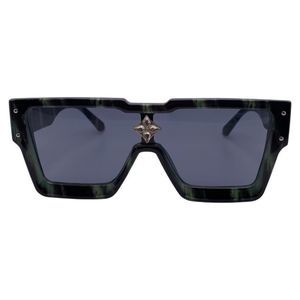 6156 | Green/Black Square Unisex Fashion Sunglasses